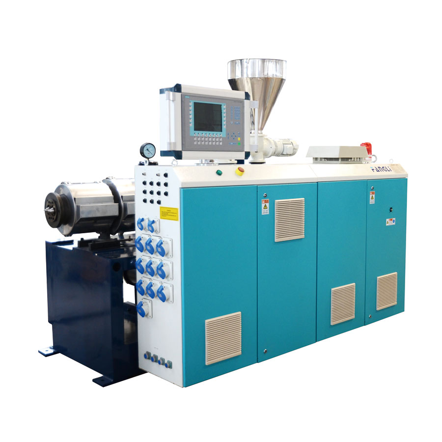 Extruder Plastik Twin-Screw Tipe Kerucut